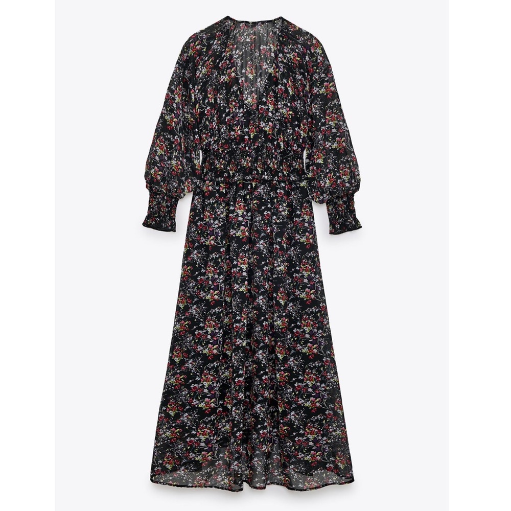 NWT Zara long print floral dress